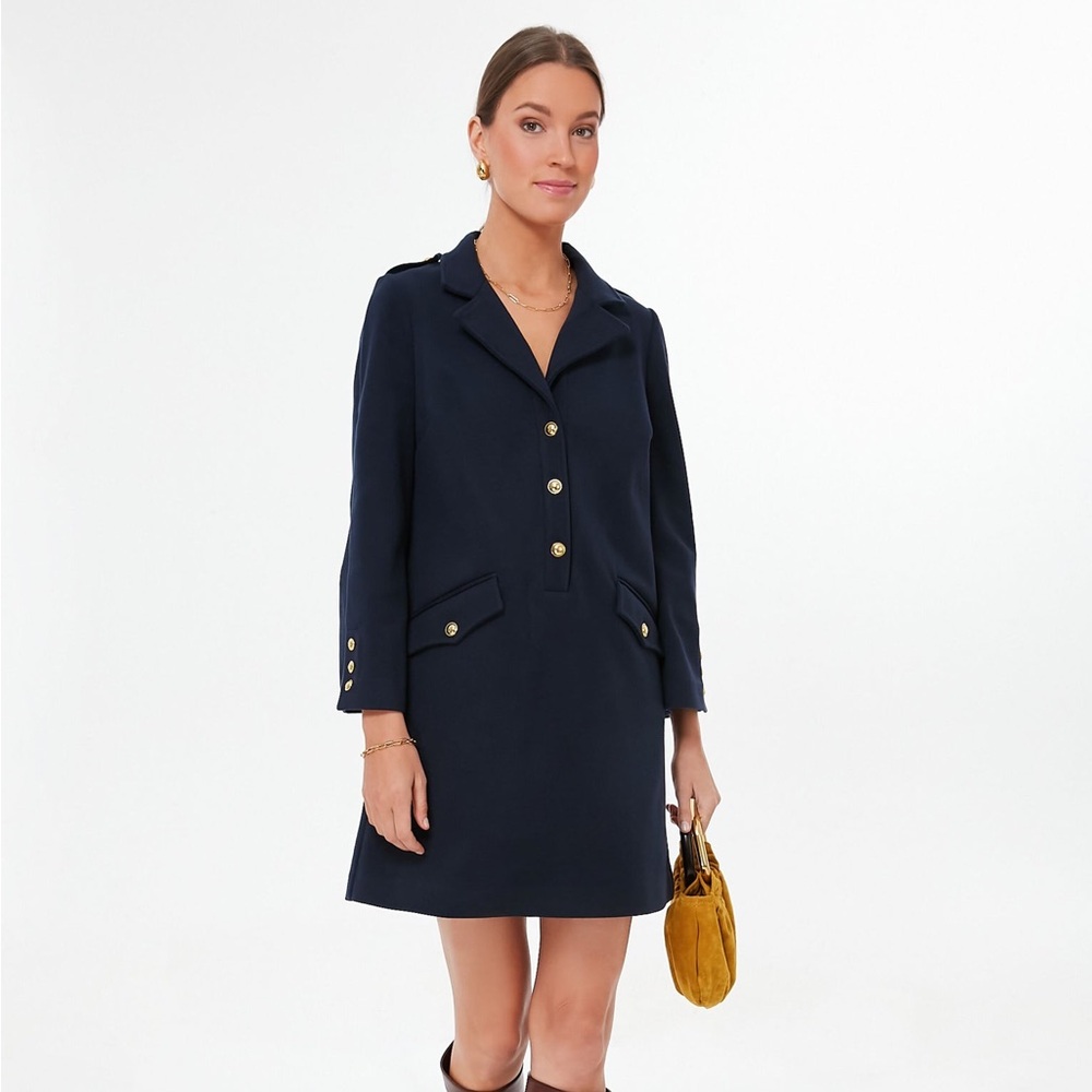 Tuckernuck navy Malia dress, small, new with tags
